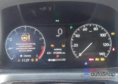 2025 Honda Odyssey Ex-L z USA, uszkodzony, nr VIN 5FNRL6H66SB076255